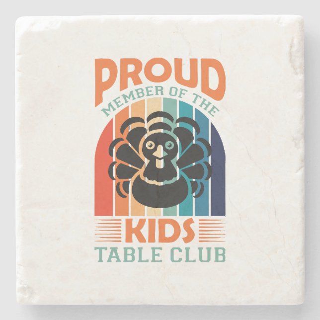 Thanksgiving Stone Coaster (Front)
