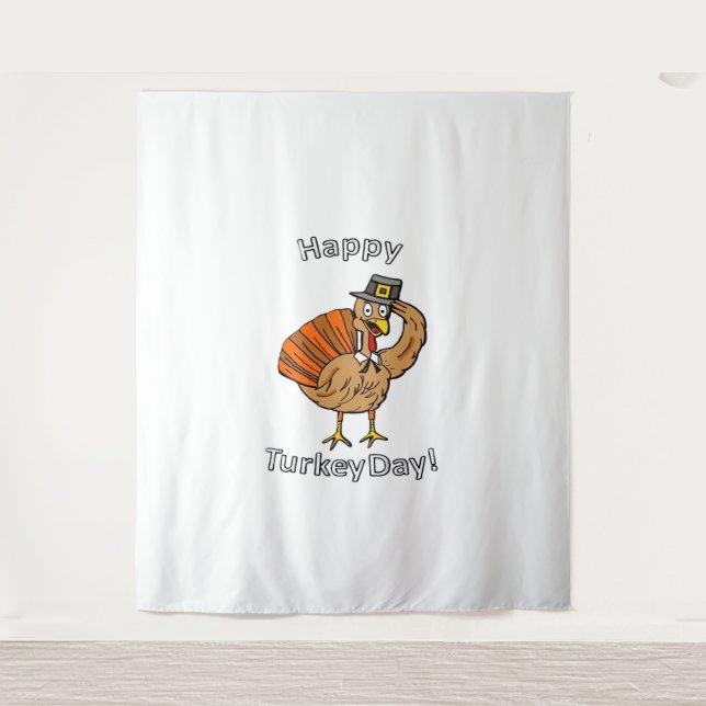 Thanksgiving (Style 2) Classic T-Shirt Tapestry (Front)
