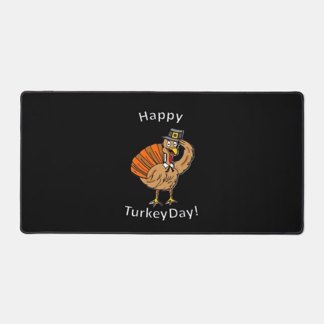 Thanksgiving (Style 2) Oversized T-Shirt Desk Mat (Front)