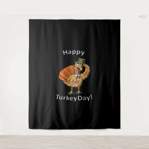 Thanksgiving (Style 2) Oversized T-Shirt Tapestry