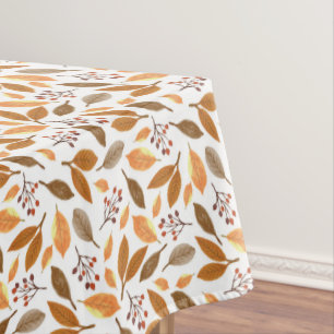 Thanksgiving Tablecloth Decor - Fall Leaves