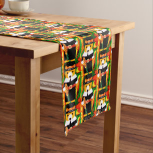 THANKSGIVING,TEDDY BEAR SHORT TABLE RUNNER
