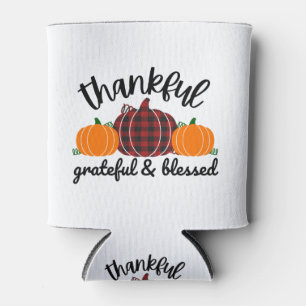 Thanksgiving Thankful Can Cooler