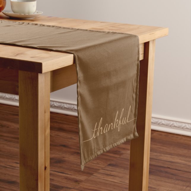 Thanksgiving Thankful table runner (In Situ)