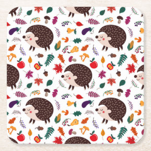 Thanksgiving Thankfulness Is The Natural Impulse Square Paper Coaster