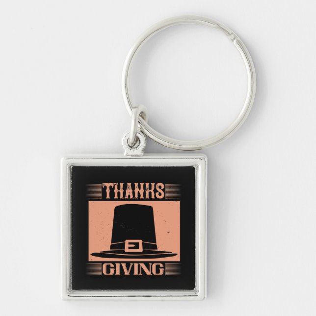 Thanksgiving - Thanks Giving Keychain (Front)