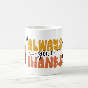 Thanksgiving Themed with turkey Coffee Mug