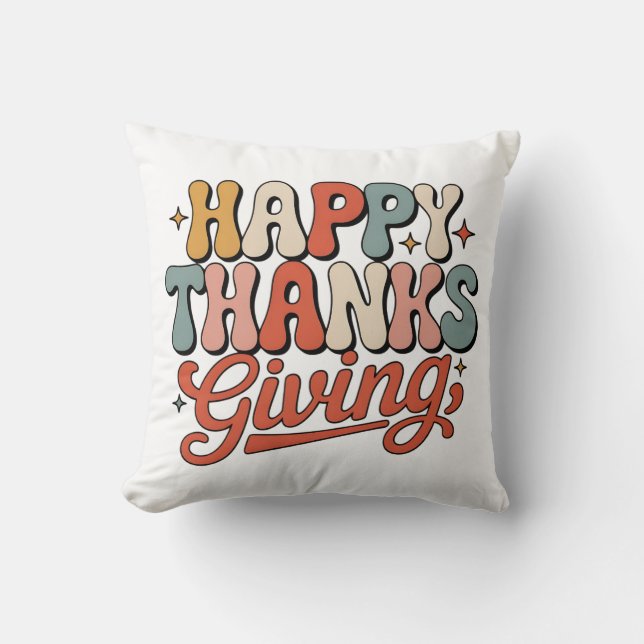 THANKSGIVING THROW PILLOW (Front)