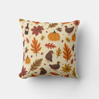 Thanksgiving throw pillow