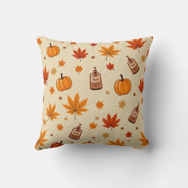 Thanksgiving Throw Pillow (Back)