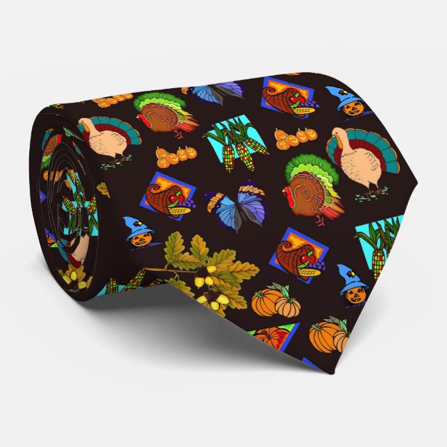 Thanksgiving Tie (Rolled)