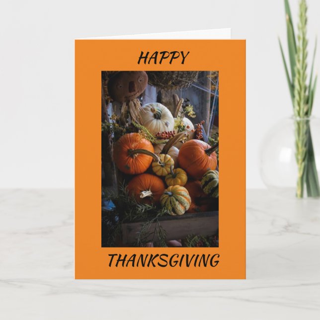 THANKSGIVING TO A **VERY SPECIAL TEACHER** HOLIDAY CARD (Front)