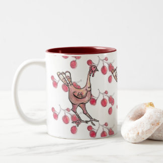 Thanksgiving Turkey and Berry Mug