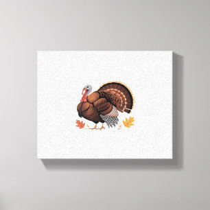 Thanksgiving Turkey – Autumn Holiday Classic Class Canvas Print