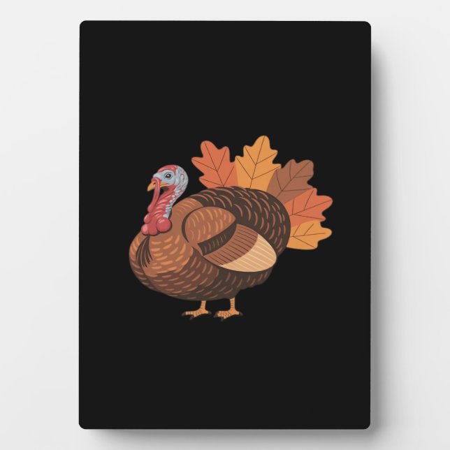 Thanksgiving Turkey – Autumn Holiday Classic Class Plaque (Front)