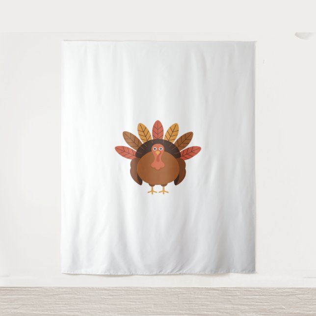 Thanksgiving Turkey – Autumn Holiday Classic Class Tapestry (Front)