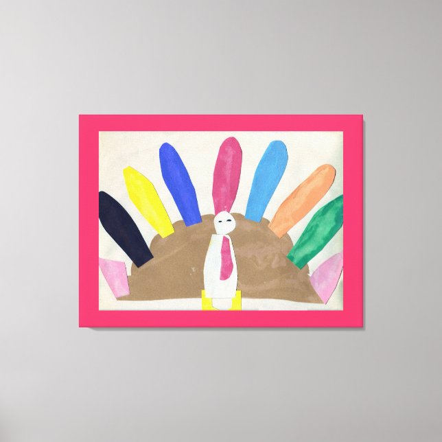 Thanksgiving Turkey Canvas Print (Front)