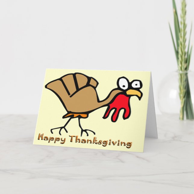 Thanksgiving Turkey Cards (Front)