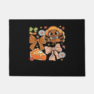 Thanksgiving Turkey Coquette Classic T-Shirt Doormat