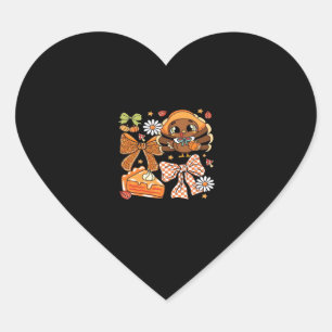 Thanksgiving Turkey Coquette Classic T-Shirt Heart Sticker