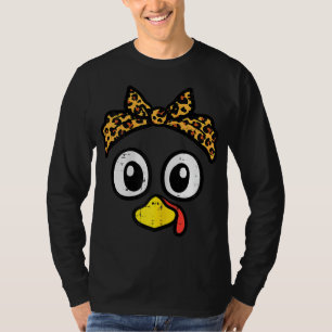 Thanksgiving Turkey Day Headband Autumn Women Girl T-Shirt