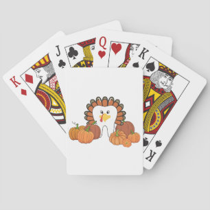 Thanksgiving Turkey Dental Dentist Teeth Playing Cards