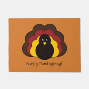 Thanksgiving turkey doormat
