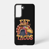 Thanksgiving Turkey Eat Tacos  Funny Mexican 