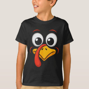 Thanksgiving Turkey Face Matching Family Costume G T-Shirt