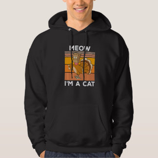 Thanksgiving Turkey Fake Cat Meow Kitty Cats Hoodie