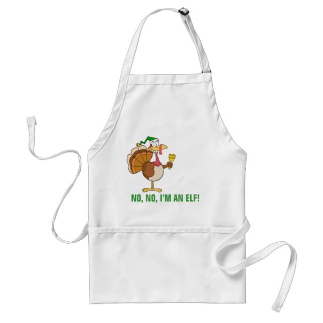 Thanksgiving Turkey Funny Disguise for Christmas Standard Apron (Front)