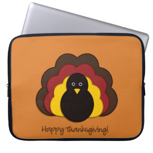 Thanksgiving turkey laptop sleeve