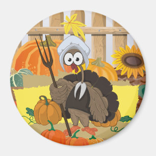 Thanksgiving Turkey Magnet