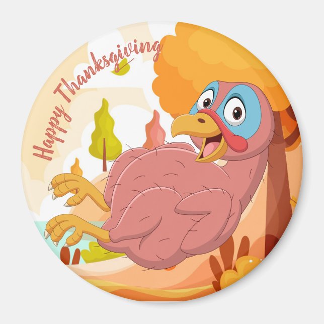 Thanksgiving Turkey Magnet (Front)