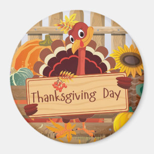 Thanksgiving Turkey Magnet