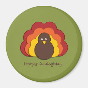 Thanksgiving turkey magnet
