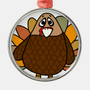 Thanksgiving Turkey Metal Ornament