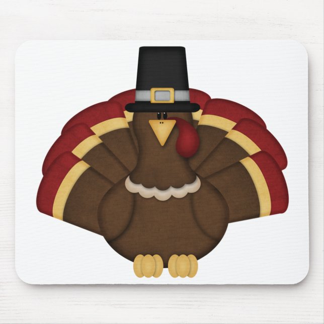 Thanksgiving Turkey Mouse Pad (Front)