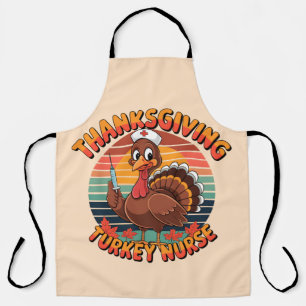 Thanksgiving Turkey Nurse  Apron