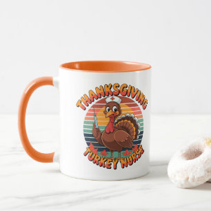 Thanksgiving Turkey Nurse Mug