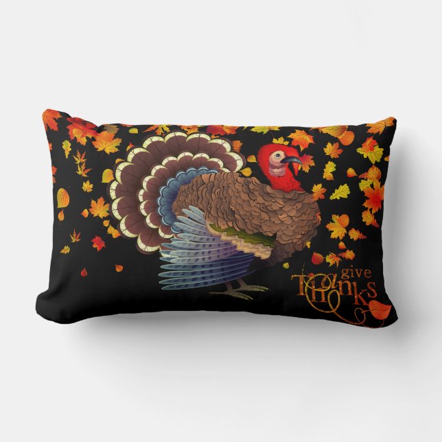 Thanksgiving Turkey Pillow (Front)