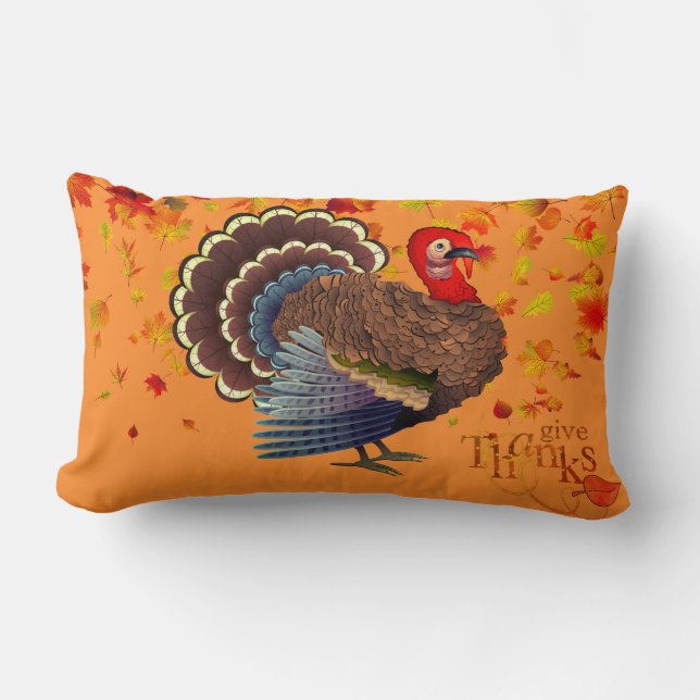 Thanksgiving Turkey Pillow (Front)