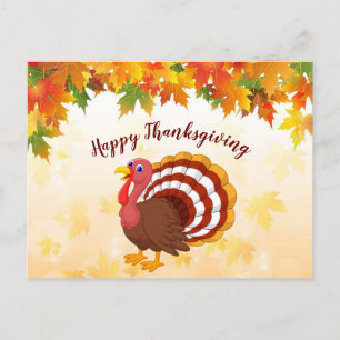 Thanksgiving Turkey Postcard