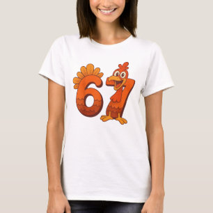 Thanksgiving Turkey Six Seven Joke T-Shirt