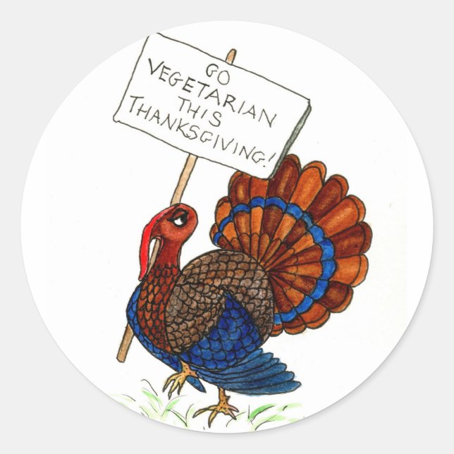 Thanksgiving Turkey Stickers (Front)
