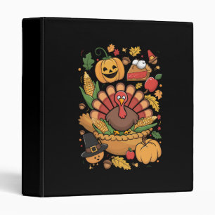Thanksgiving Turkey Thankful Pie Fall Family Binder