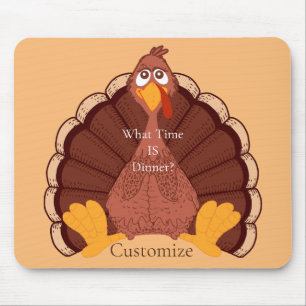 Thanksgiving Turkey Thunder_Cove Mouse Pad