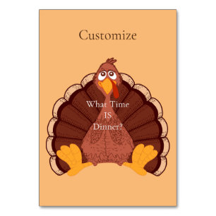 Thanksgiving Turkey Thunder_Cove Table Number