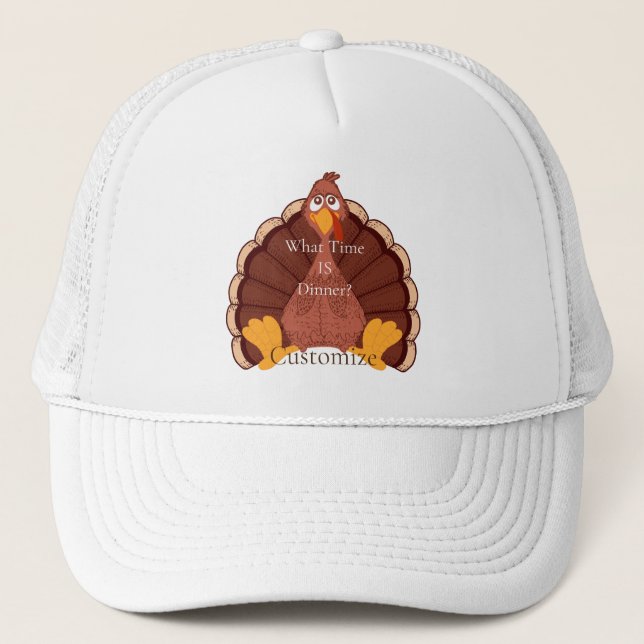 Thanksgiving Turkey Thunder_Cove   Trucker Hat (Front)