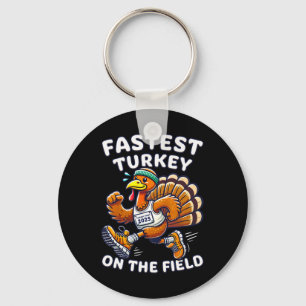 Thanksgiving Turkey Trot 2025 Fastest Turkey On Th Keychain